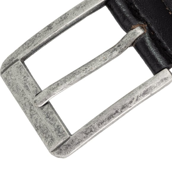 Genuine Leather Belt For Men Classy Dress Belts Mens Belt with Antique Buckle - Picture 3 of 4